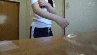 omsk172【りこちゃん】御茶ノ水素人研究所 エロGIF 1