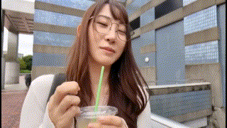 srgt141【清華ちゃん】しろうとガチャ エロGIF 2