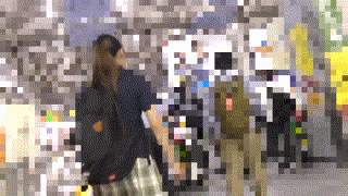 y034【紺半袖ポロシャツちゃん034】無料エロ動画AV エロGIF 1