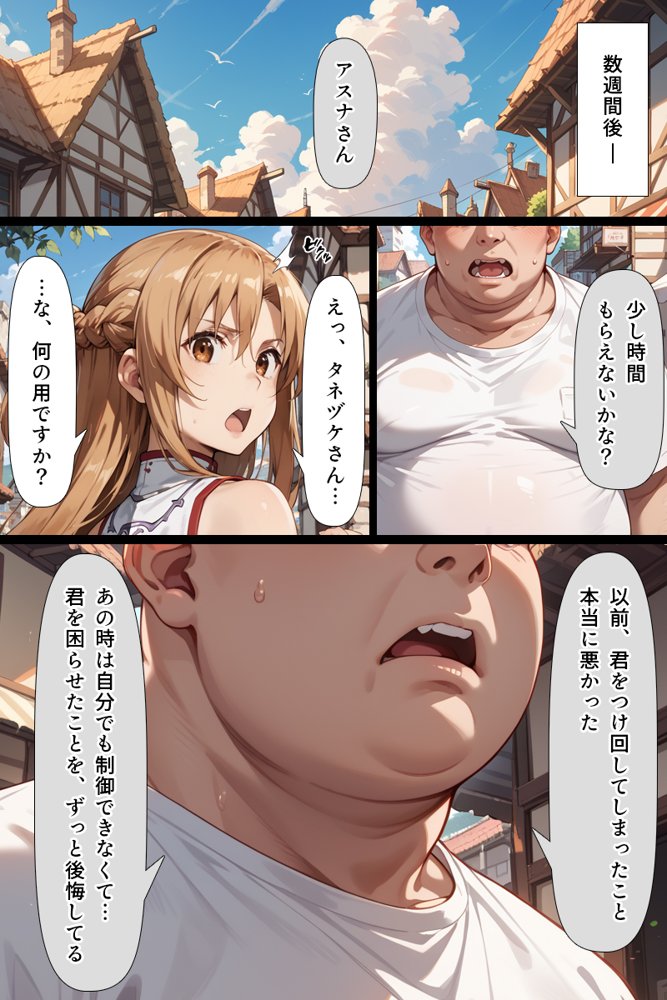 スキル絶対君主でアスナを犯し尽くす！ 無料エロ漫画 raw エロ同人誌画像 018