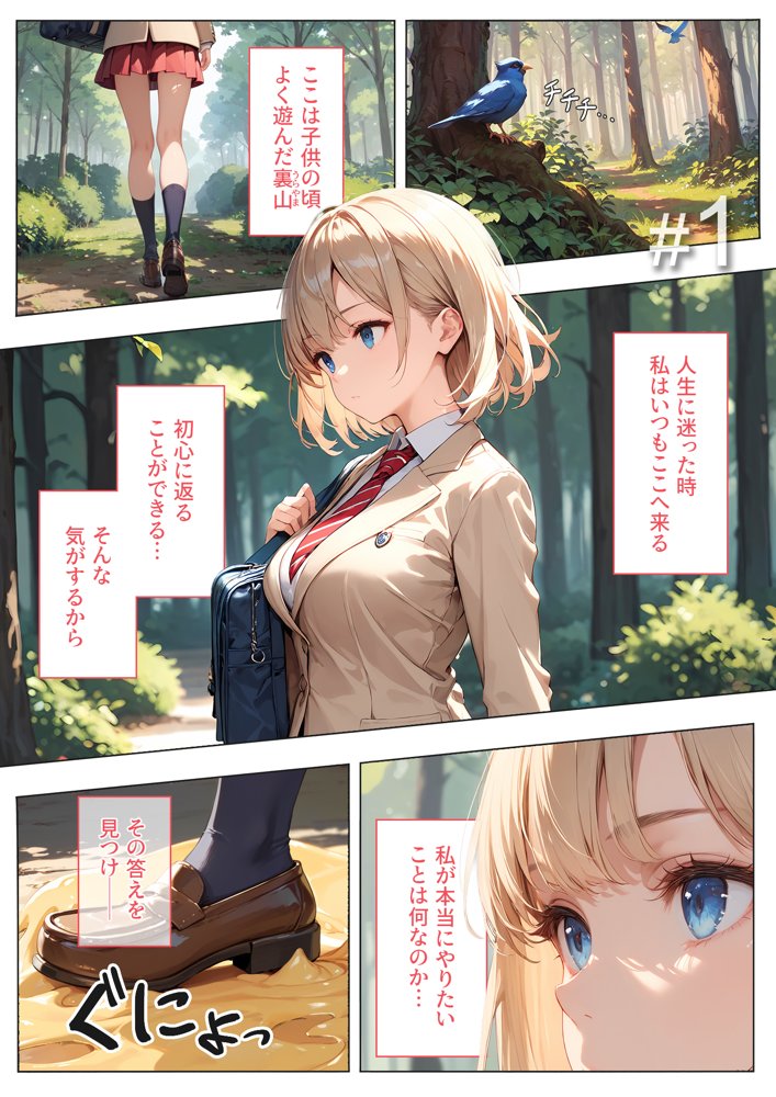 子○のシたことだから -○キの仕掛けたとりもちにJKが引っかかる- 無料エロ漫画 raw エロ同人誌画像 002