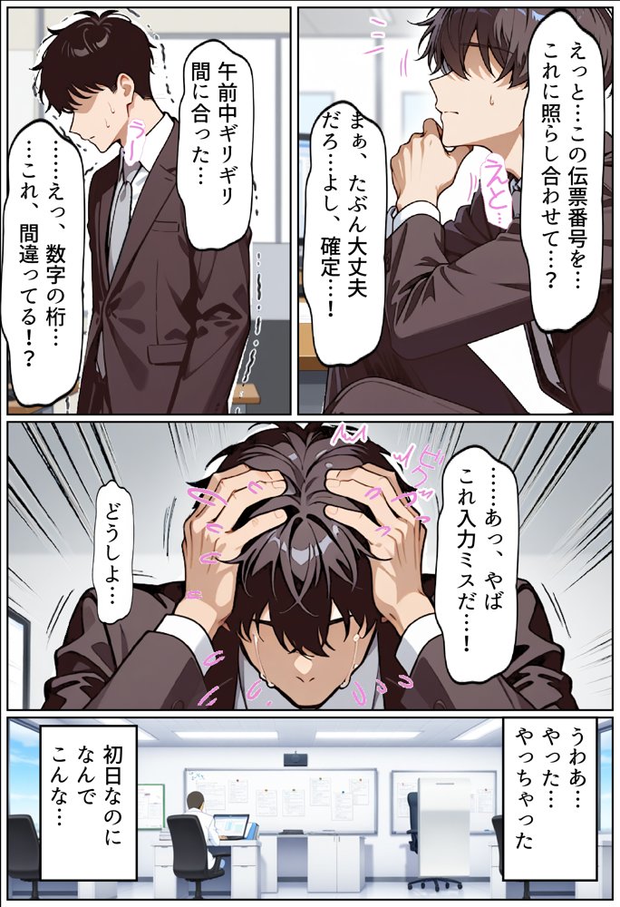 いい歳こいてどすけべな女上司の寝取られ新人性指導 無料エロ漫画 raw