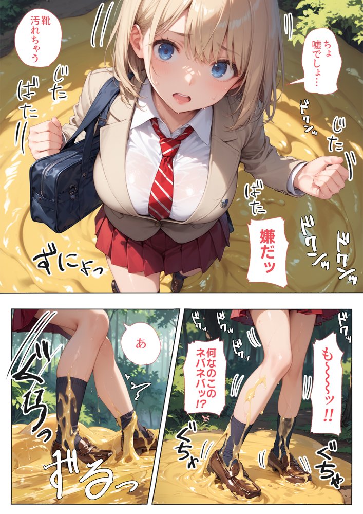 子○のシたことだから -○キの仕掛けたとりもちにJKが引っかかる- 無料エロ漫画 raw エロ同人誌画像 004