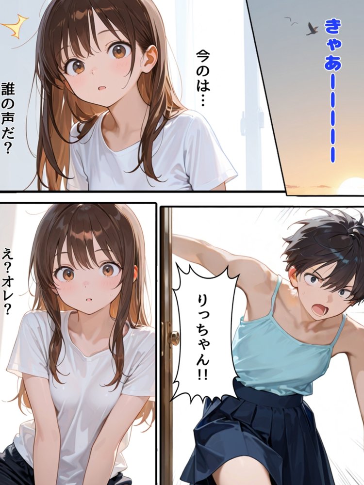 兄妹TSスワッピング 無料エロ漫画 raw エロ同人誌画像 005