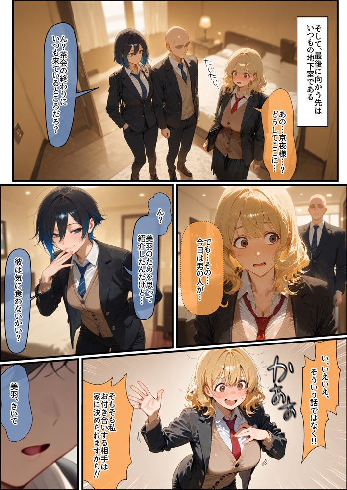 女学園の王子様♀の百合ハーレムの竿係になった2 無料エロ漫画 raw エロ同人誌画像 006