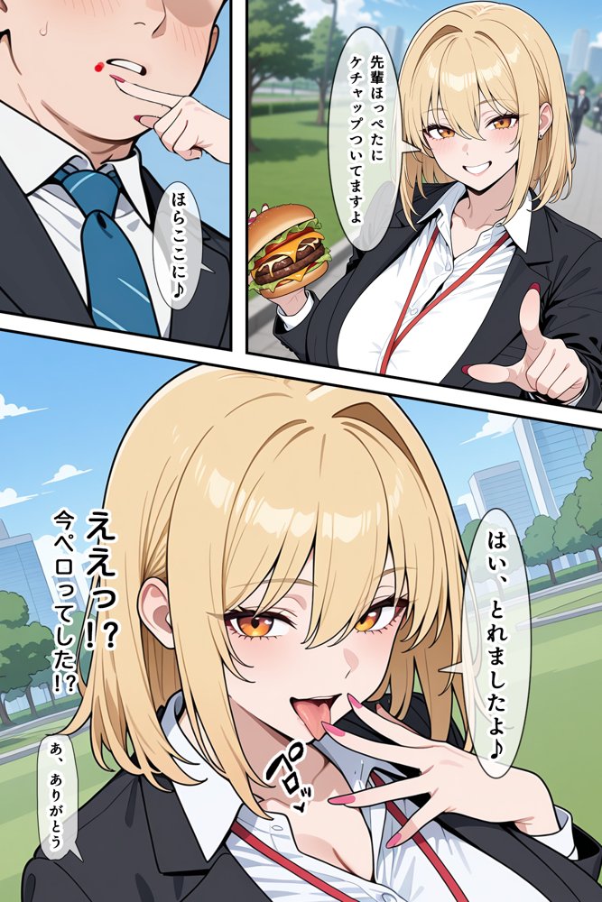 あざとい系新卒ギャルにガチ恋されてしまった話 無料エロ漫画 raw エロ同人誌画像 006