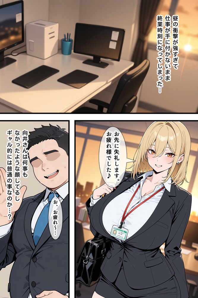 あざとい系新卒ギャルにガチ恋されてしまった話 無料エロ漫画 raw エロ同人誌画像 007