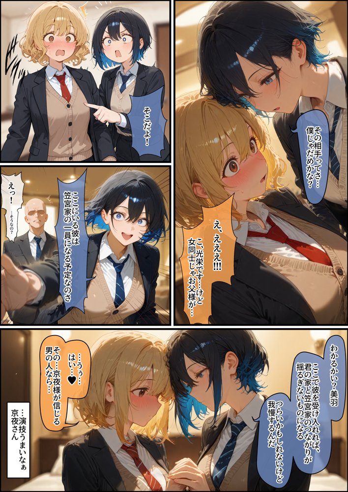 女学園の王子様♀の百合ハーレムの竿係になった2 無料エロ漫画 raw エロ同人誌画像 007