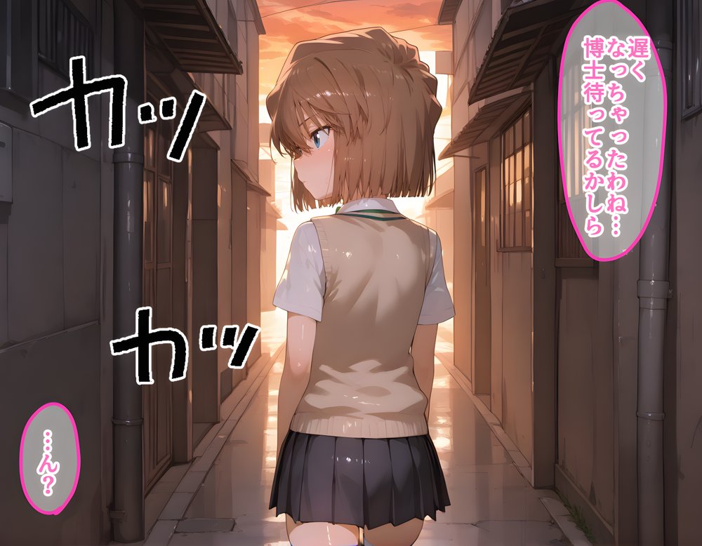 タバコを注意しただけなのに  名探偵コナン  灰原哀編 無料エロ漫画 raw エロ同人誌画像 008