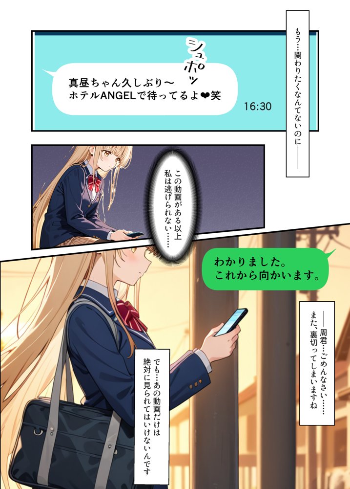 お隣の天使様がいつの間にか密会調教されていた件 〜メス堕ちスイッチが入ってしまい種付け性交してしまった椎名真〇〜 無料エロ漫画 raw エロ同人誌画像 009