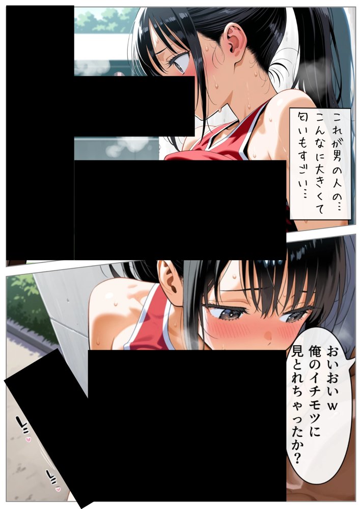 男女交際禁止の学校で隠れて付き合っていたら巨根の先輩にバレて潮吹きアクメさせられた話 無料エロ漫画 raw エロ同人誌画像 023