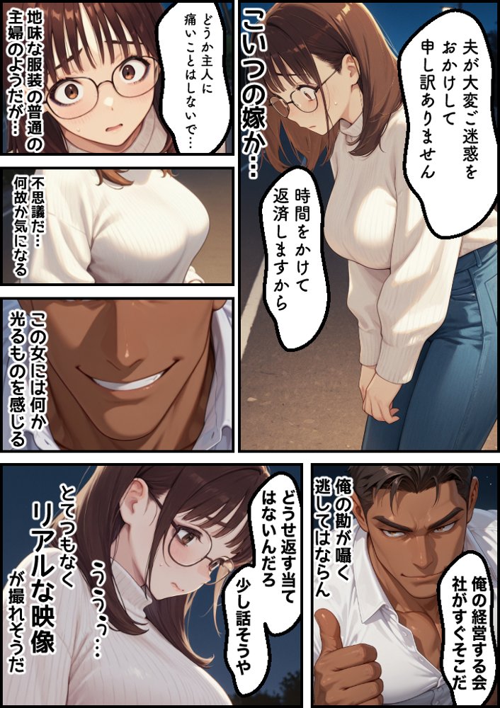 ボクの妻がAV女優にされて開花した話 無料エロ漫画 raw エロ同人誌画像 003