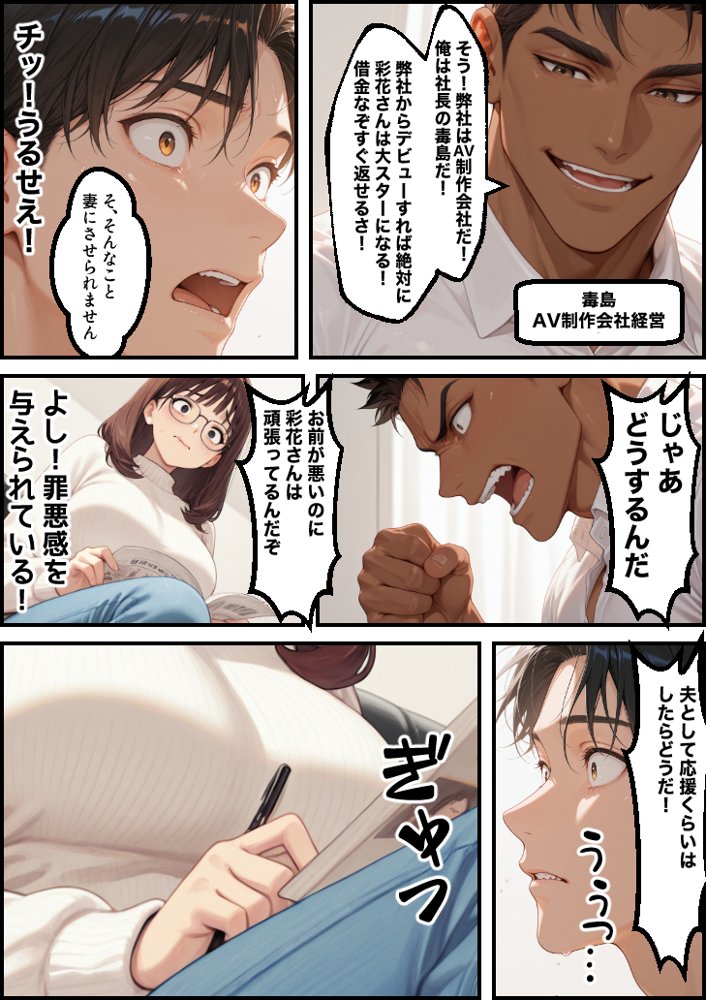 ボクの妻がAV女優にされて開花した話 無料エロ漫画 raw エロ同人誌画像 007