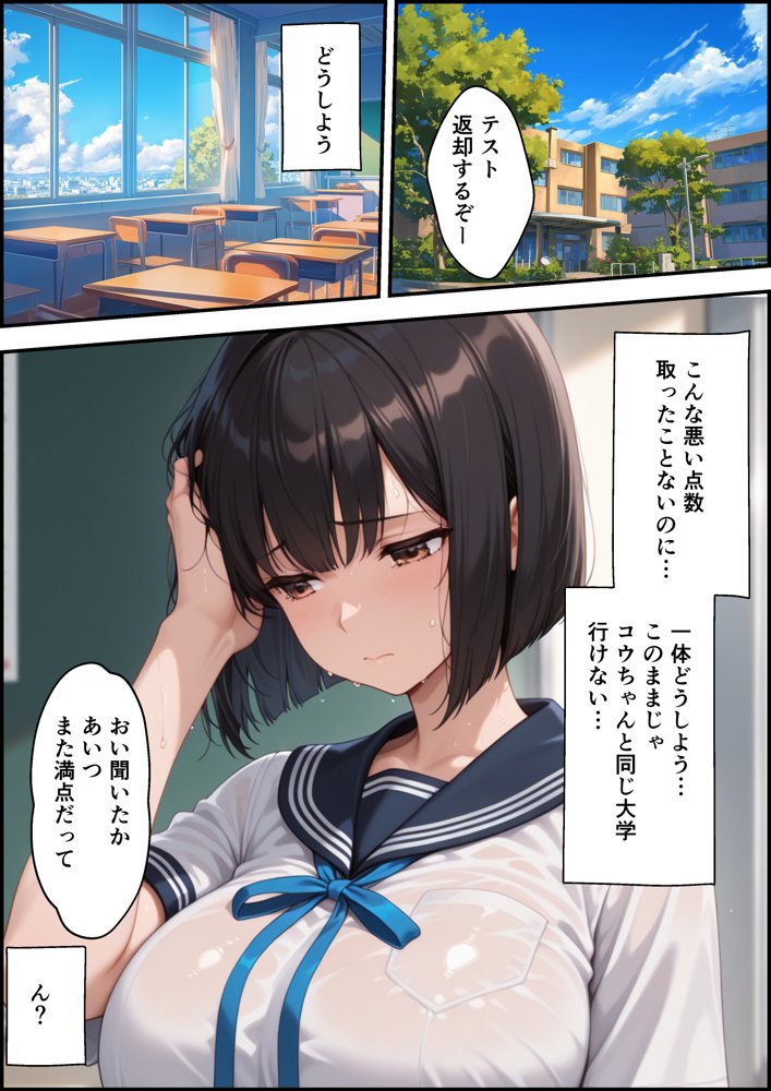 ボクを守るために不良の性奴●になっても絶対に堕ちないカノジョ3 無料エロ漫画 raw