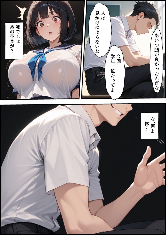 ボクを守るために不良の性奴●になっても絶対に堕ちないカノジョ3 無料エロ漫画 raw