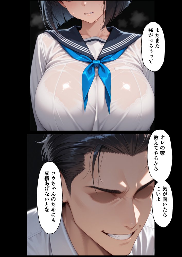 ボクを守るために不良の性奴●になっても絶対に堕ちないカノジョ3 無料エロ漫画 raw