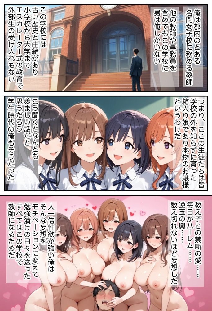 俺しか勃起できない世界  〜Kカップ爆乳陰キャ教え子生オナホ化計画〜 無料エロ漫画 raw エロ同人誌画像 002