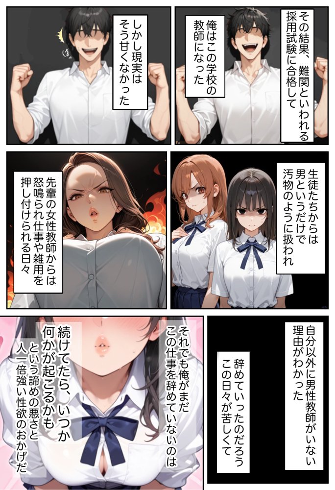 俺しか勃起できない世界  〜Kカップ爆乳陰キャ教え子生オナホ化計画〜 無料エロ漫画 raw エロ同人誌画像 003