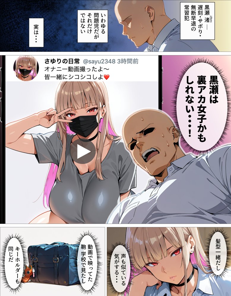 教え子ギャルの裏アカを見つけた話〜竿役契約から始まるガチ恋堕ちSEX 無料エロ漫画 raw エロ同人誌画像 005
