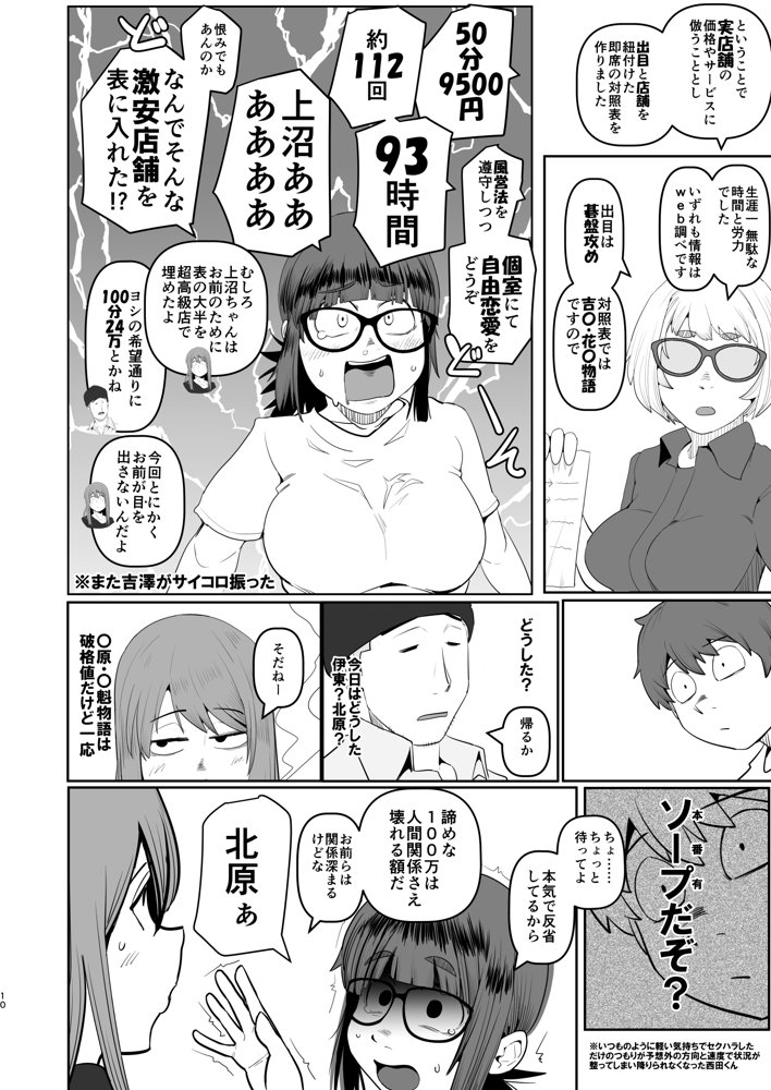 堕〇67パーセント 現役爆乳金欠JD吉澤さんの完全個室型強●自由恋愛（有料） 無料エロ漫画 raw エロ同人誌画像 010