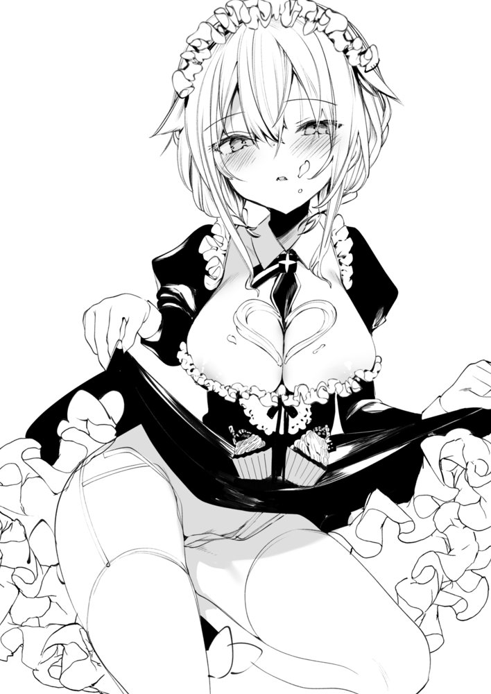 ダウナーなデカ乳メイドさんはお仕置きご奉仕をおねだりする。〜本性は下品でドスケベすぎる積極的な召使い〜 無料エロ漫画 raw エロ同人誌画像 004