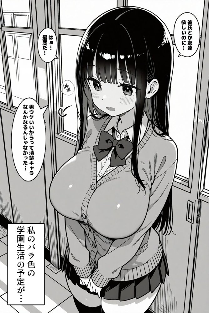 黒髪ロングで清楚なあの子が裏垢バレして専用肉オナホにされる話 無料エロ漫画 raw エロ同人誌画像 003