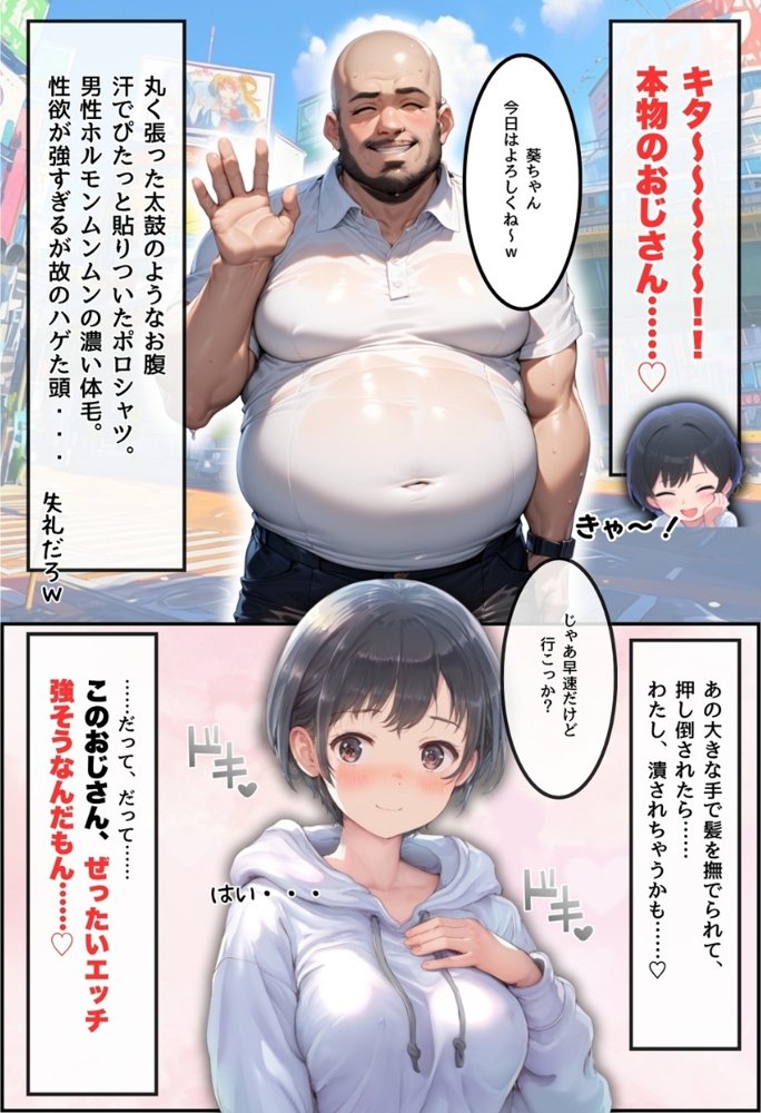 おじさん限定マッチングアプリ【おじ恋】で処女捧げちゃいました。 無料エロ漫画 raw