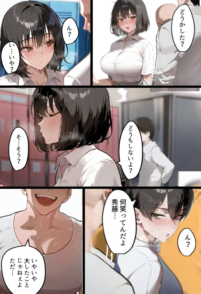俺の爆乳競泳カノは大会裏で童貞坊主に筆下ろし強要され乳首イキから孕ませSEX漬けにされてた話 【寝取られ精液プール2】 無料エロ漫画 raw エロ同人誌画像 011