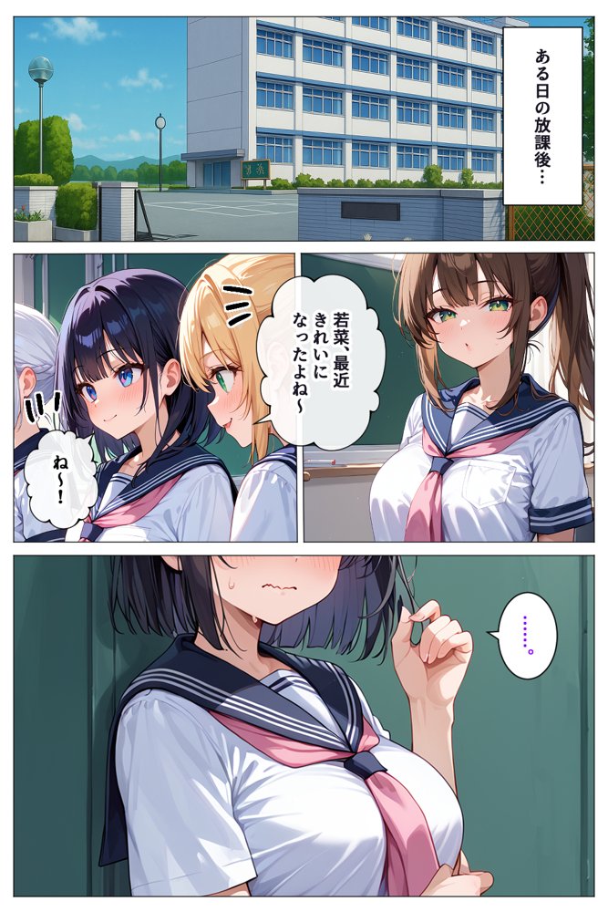 インチキマッサージ師とデカパイJKちゃんたち 無料エロ漫画 raw
