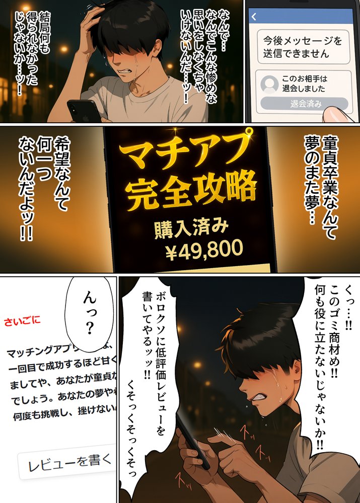 【実話】童貞マチアプ体験記！冴えないエンジニア（23）が愛を証明するまでwww 無料エロ漫画 raw エロ同人誌画像 022