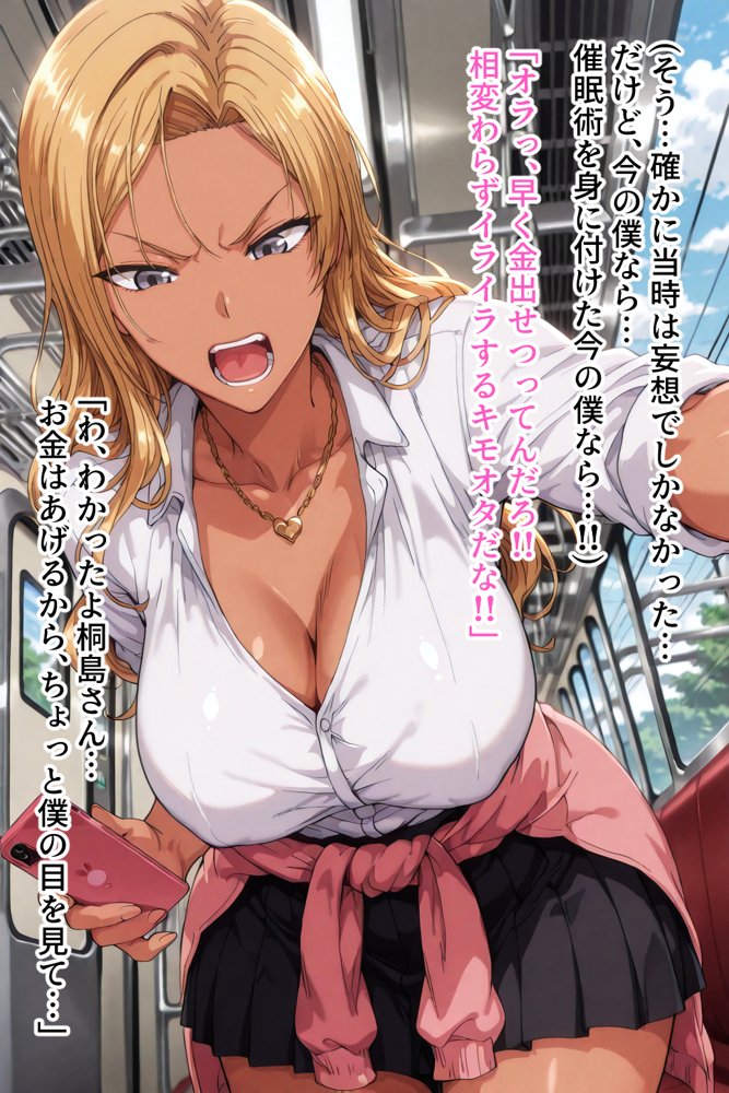 僕の催●ハーレム2.5 〜僕をいじめていた生意気巨乳黒ギャルに催●かけて復讐中出し〜 無料エロ漫画 raw エロ同人誌画像 030