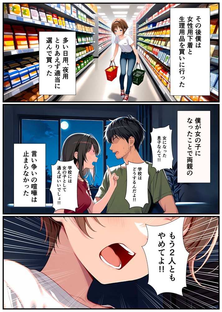 子宮誕生〜女の子になった体でセックスに溺れる学校生活〜 無料エロ漫画 raw エロ同人誌画像 006
