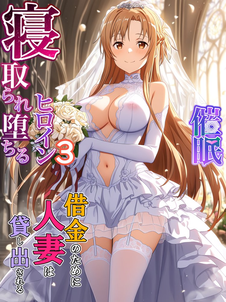 寝取られ堕ちるヒロイン SA〇 アスナ3 -借金で嫁を貸出す話- 無料エロ漫画 raw エロ同人誌画像 001