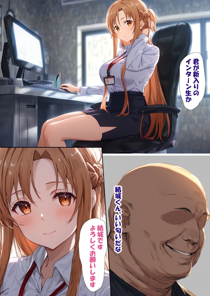 寝取られ堕ちるヒロイン SA〇 アスナ4 -借金で嫁を貸出す話2- 無料エロ漫画 raw エロ同人誌画像 006