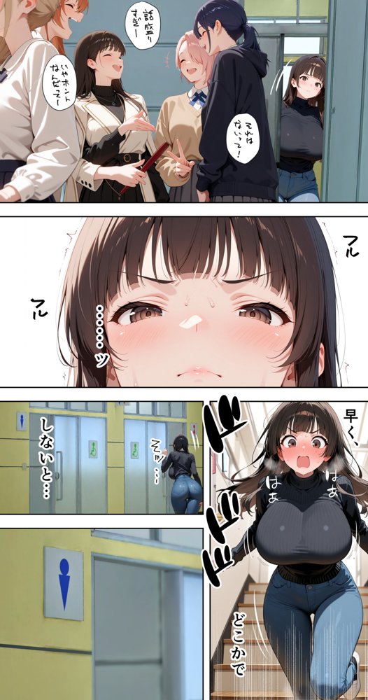 すけべ過ぎてシスターになるの諦めた私…大学の男子便所でオナってたら隣の個室もオナッててててっ…ひぃ思わずのぞいたら目が合って始まる…初恋？ 無料エロ漫画 raw エロ同人誌画像 013