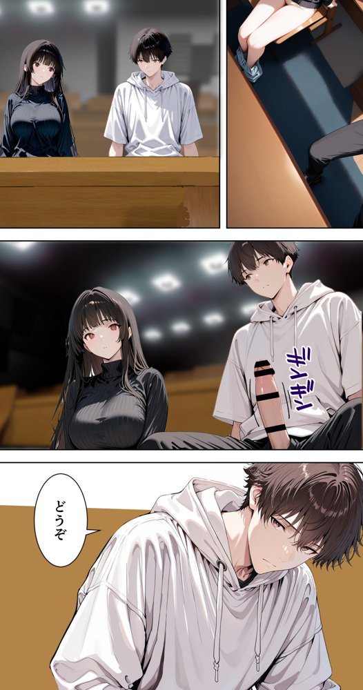 すけべ過ぎてシスターになるの諦めた私…大学の男子便所でオナってたら隣の個室もオナッててててっ…ひぃ思わずのぞいたら目が合って始まる…初恋？ 無料エロ漫画 raw エロ同人誌画像 075