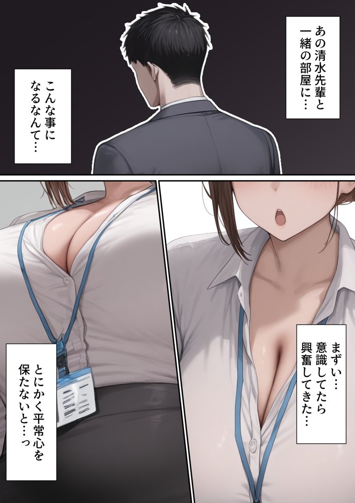 会社の先輩と秘密の関係になる話 無料エロ漫画 raw エロ同人誌画像 012