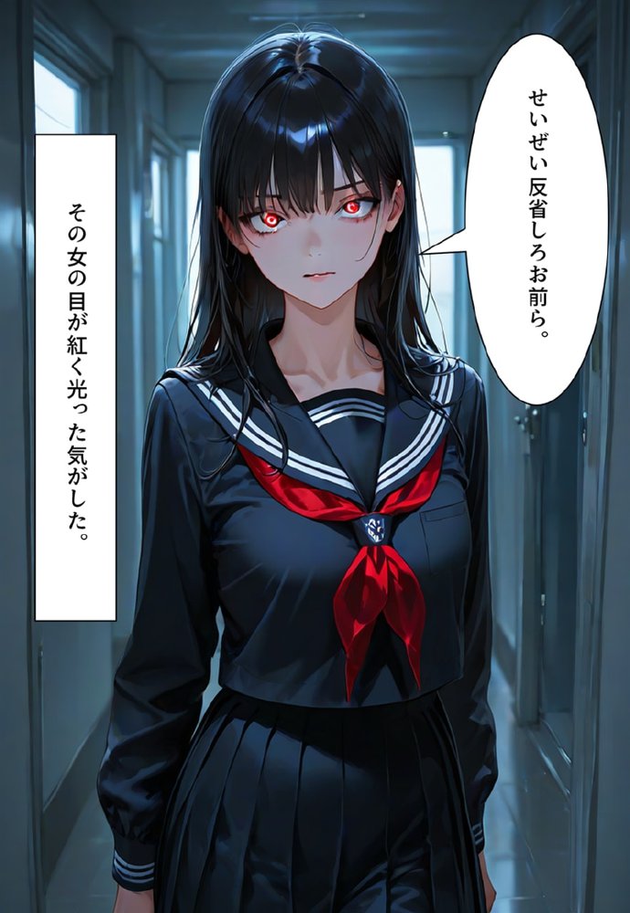 全校女体化★スクールジャッジ〜謎の美少女の裁きはセーラー服で下される〜 無料エロ漫画 raw エロ同人誌画像 014