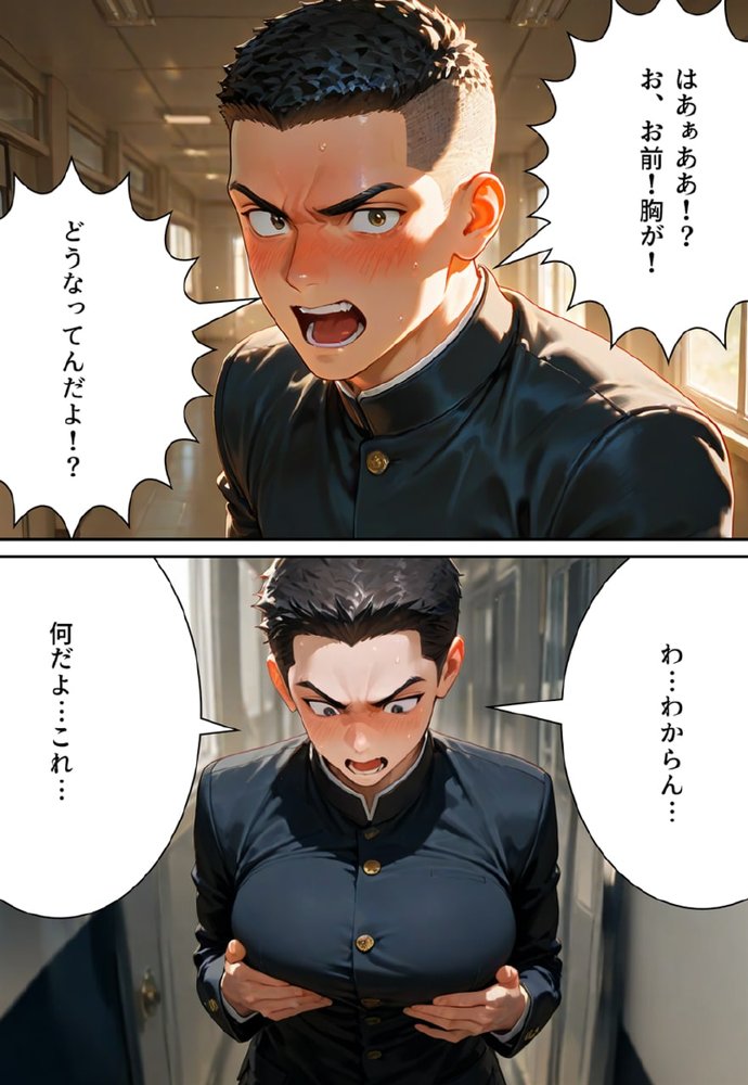 全校女体化★スクールジャッジ〜謎の美少女の裁きはセーラー服で下される〜 無料エロ漫画 raw エロ同人誌画像 020