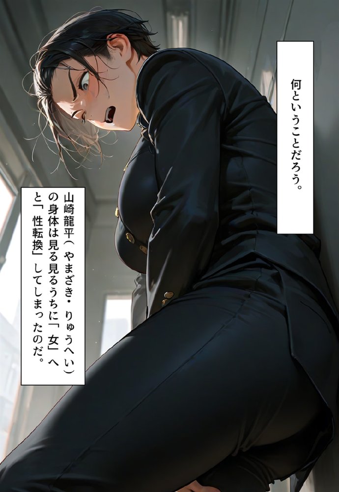 全校女体化★スクールジャッジ〜謎の美少女の裁きはセーラー服で下される〜 無料エロ漫画 raw エロ同人誌画像 024