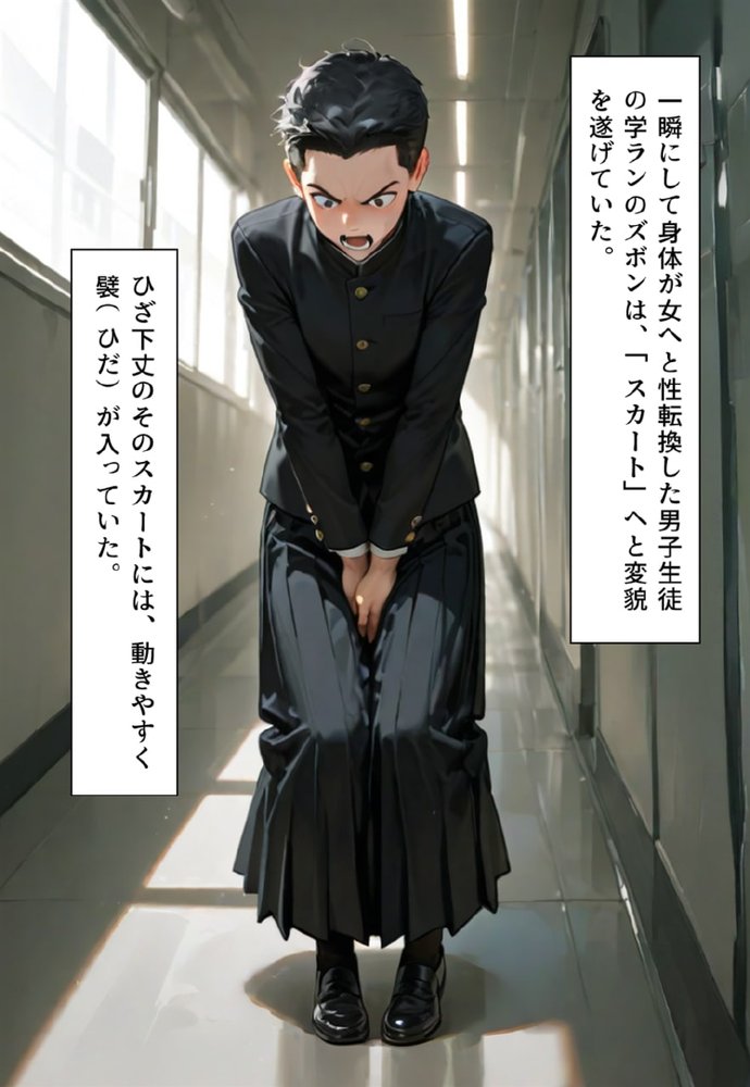 全校女体化★スクールジャッジ〜謎の美少女の裁きはセーラー服で下される〜 無料エロ漫画 raw エロ同人誌画像 031