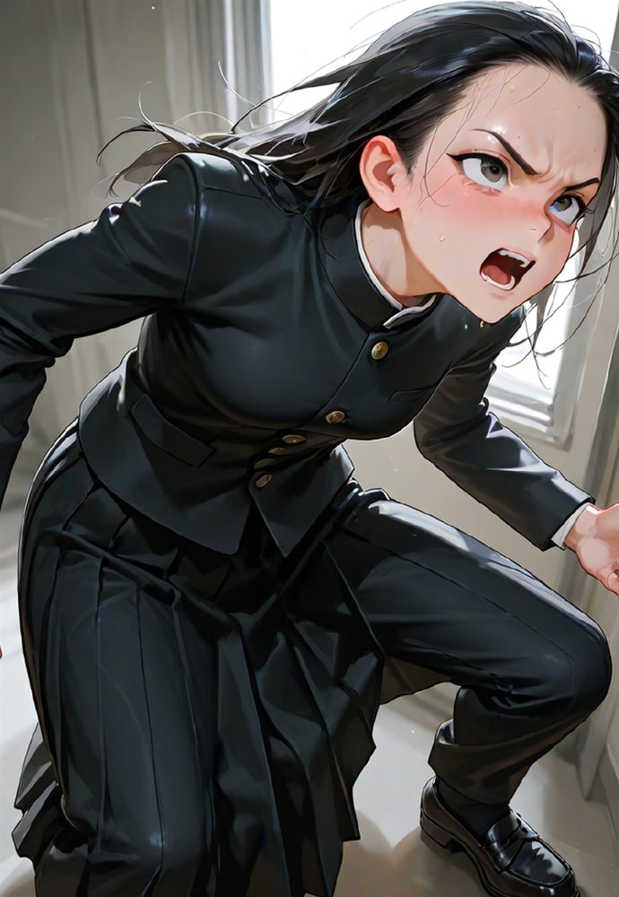 全校女体化★スクールジャッジ〜謎の美少女の裁きはセーラー服で下される〜 無料エロ漫画 raw エロ同人誌画像 036