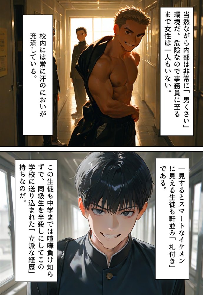 全校女体化★スクールジャッジ〜謎の美少女の裁きはセーラー服で下される〜 無料エロ漫画 raw エロ同人誌画像 009