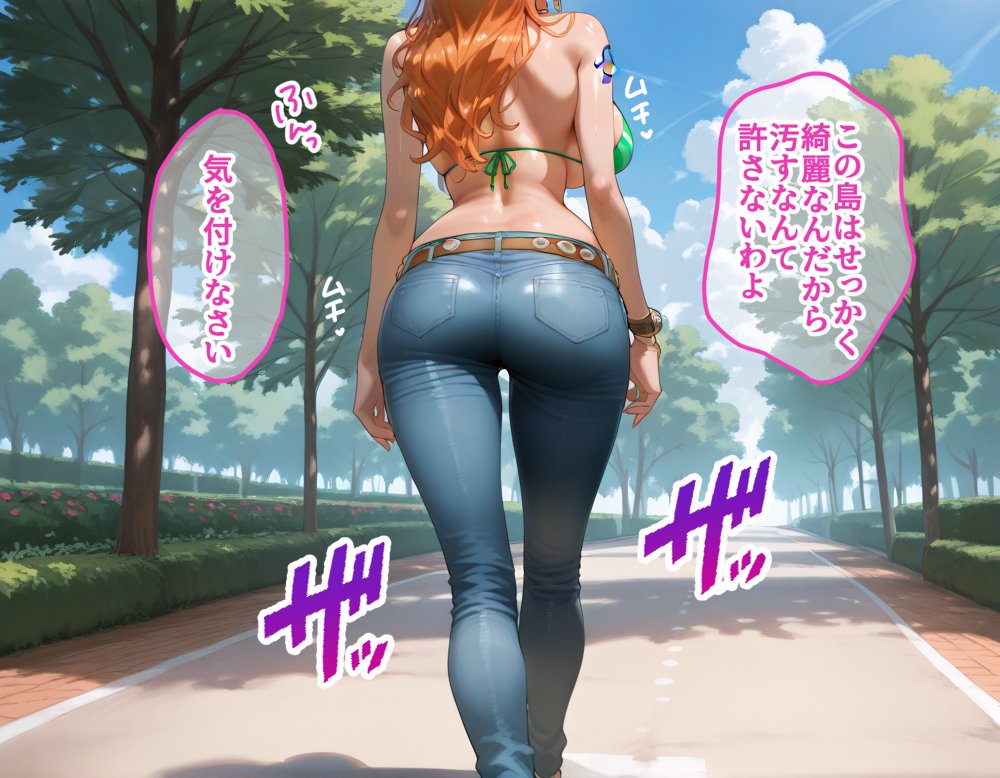 タバコを注意しただけなのに ワンピース ナミ編 無料エロ漫画 raw エロ同人誌画像 004