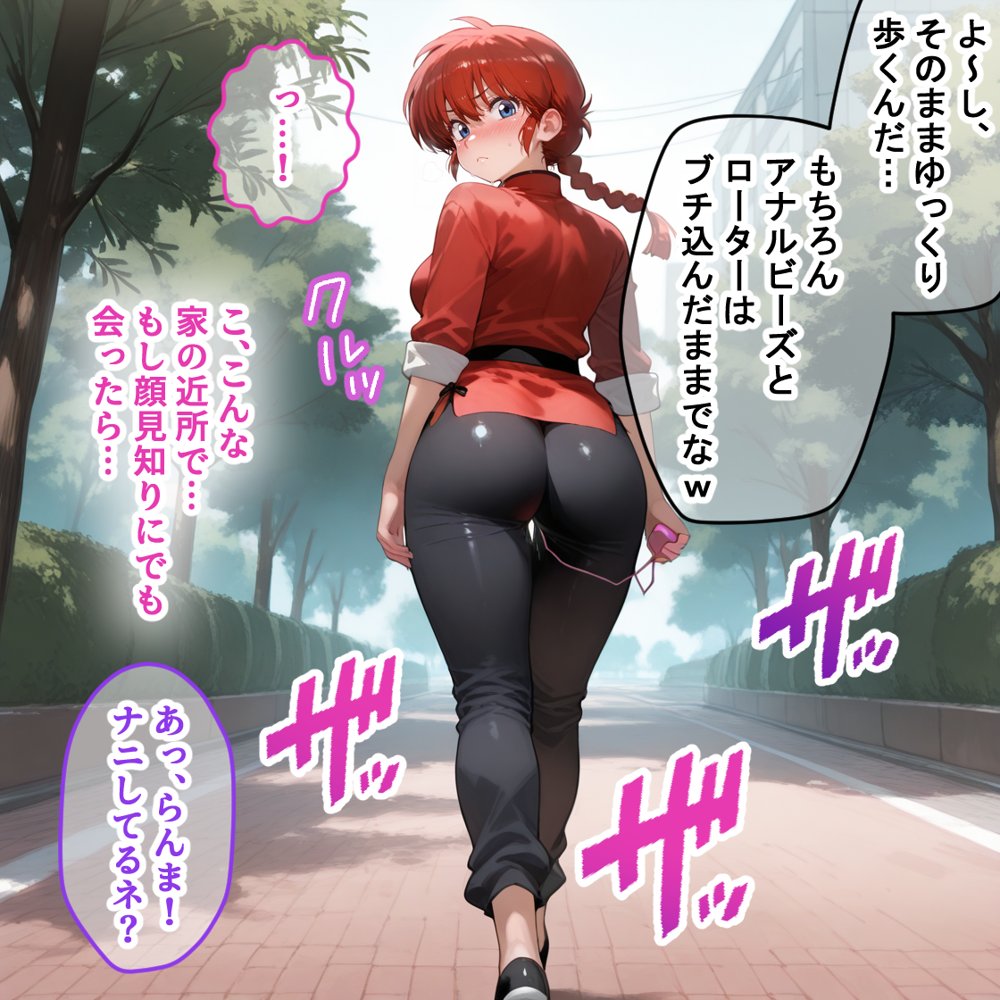 タバコを注意しただけなのに2 らんま1/2 らんま＆シャンプー編 無料エロ漫画 raw エロ同人誌画像 019