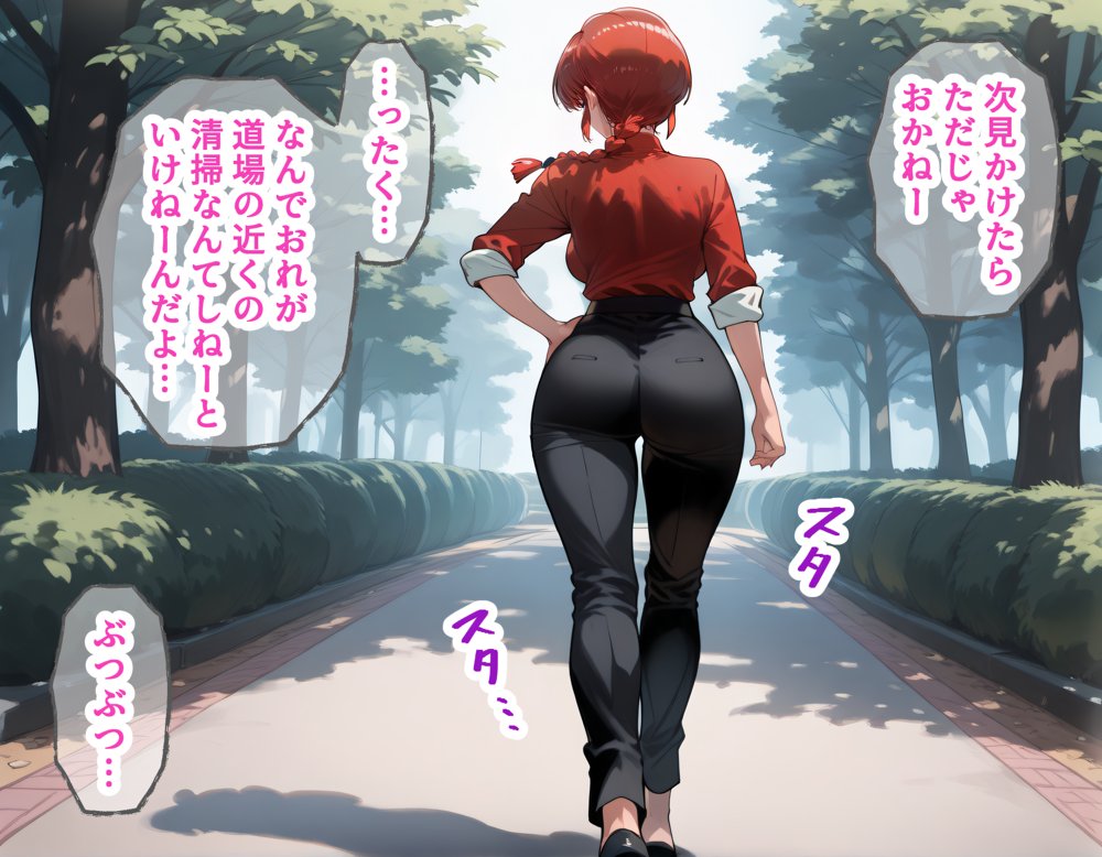 タバコを注意しただけなのに らんま1/2 らんま編 無料エロ漫画 raw エロ同人誌画像 028