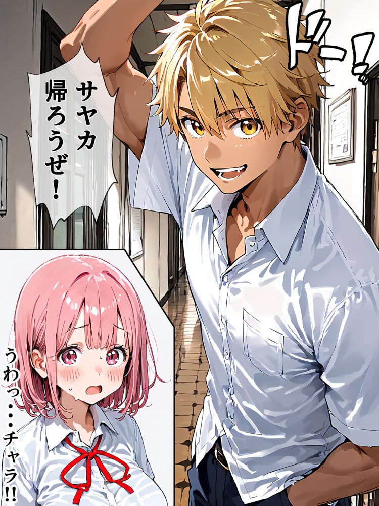朝起きたら巨乳ギャルになってた！！〜チャラ男と全力メスイキセックス 無料エロ漫画 raw