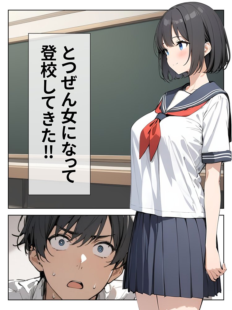 女になった親友をセフレにしてみた！！ 無料エロ漫画 raw