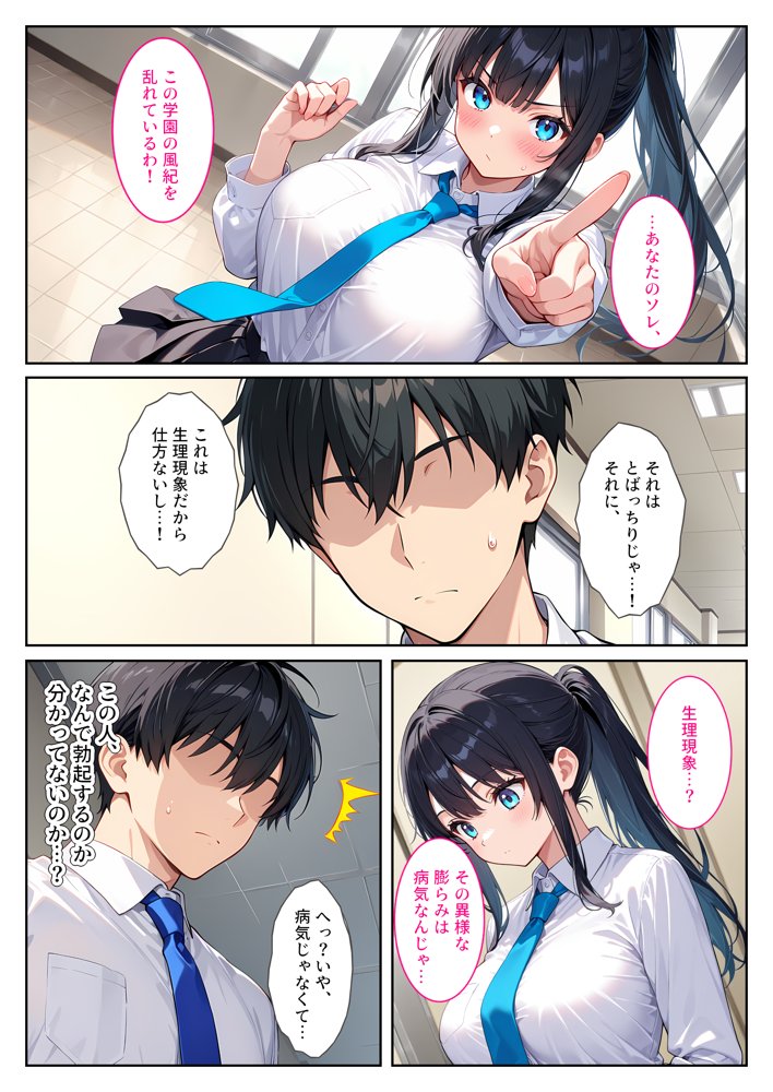 快楽に目覚めた無垢な爆乳風紀委員長とドMなギャル保健医に射精管理されています！ 無料エロ漫画 raw