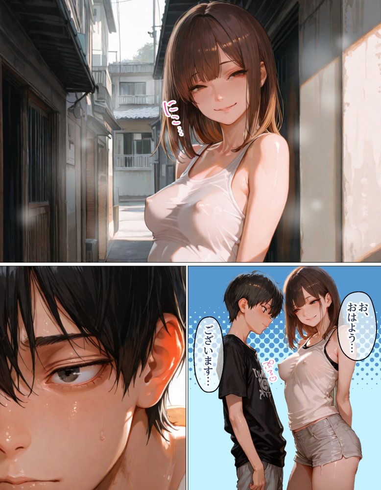 人妻マンション 無料エロ漫画 raw